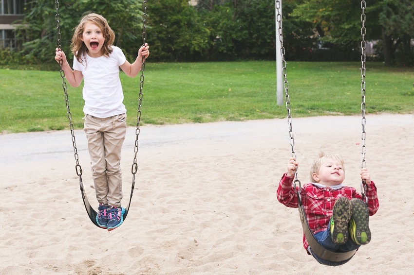 Outdoor Playhouse With Swing Set It S Always More Fun With