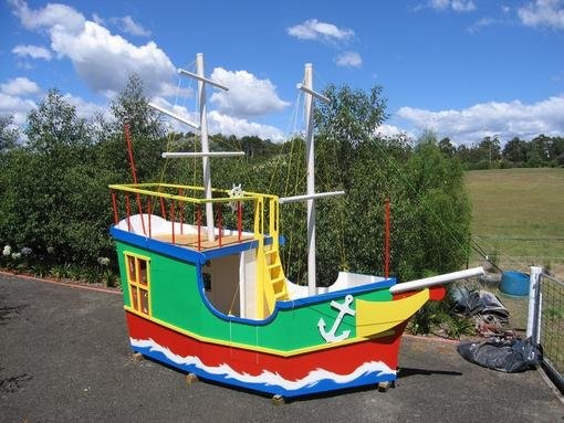 plastic pirate ship playhouse